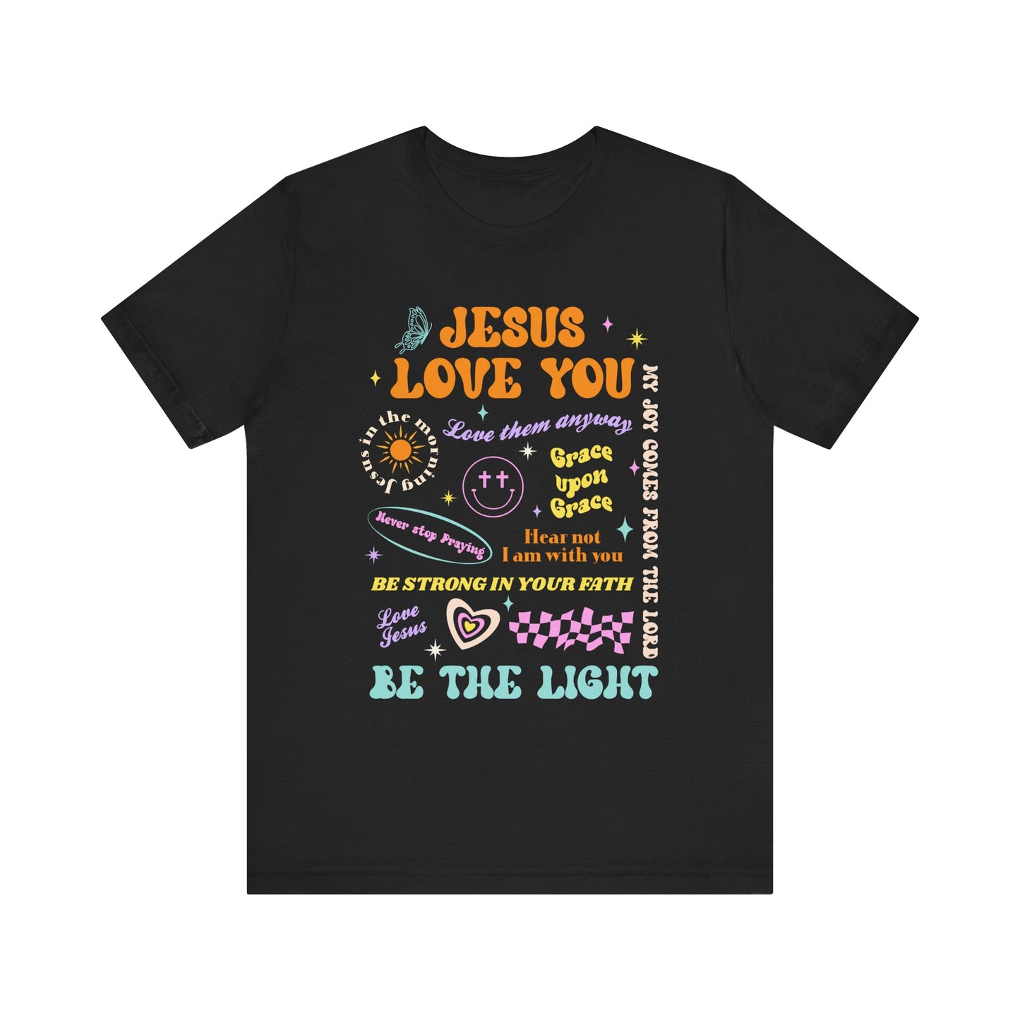 Jesus Loves You Shirt – Groovy Retro Christian Faith Encouragement Bible Tee