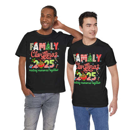 Family Christmas 2025 Matching Shirt – Festive Holiday Lights Ornament Tee