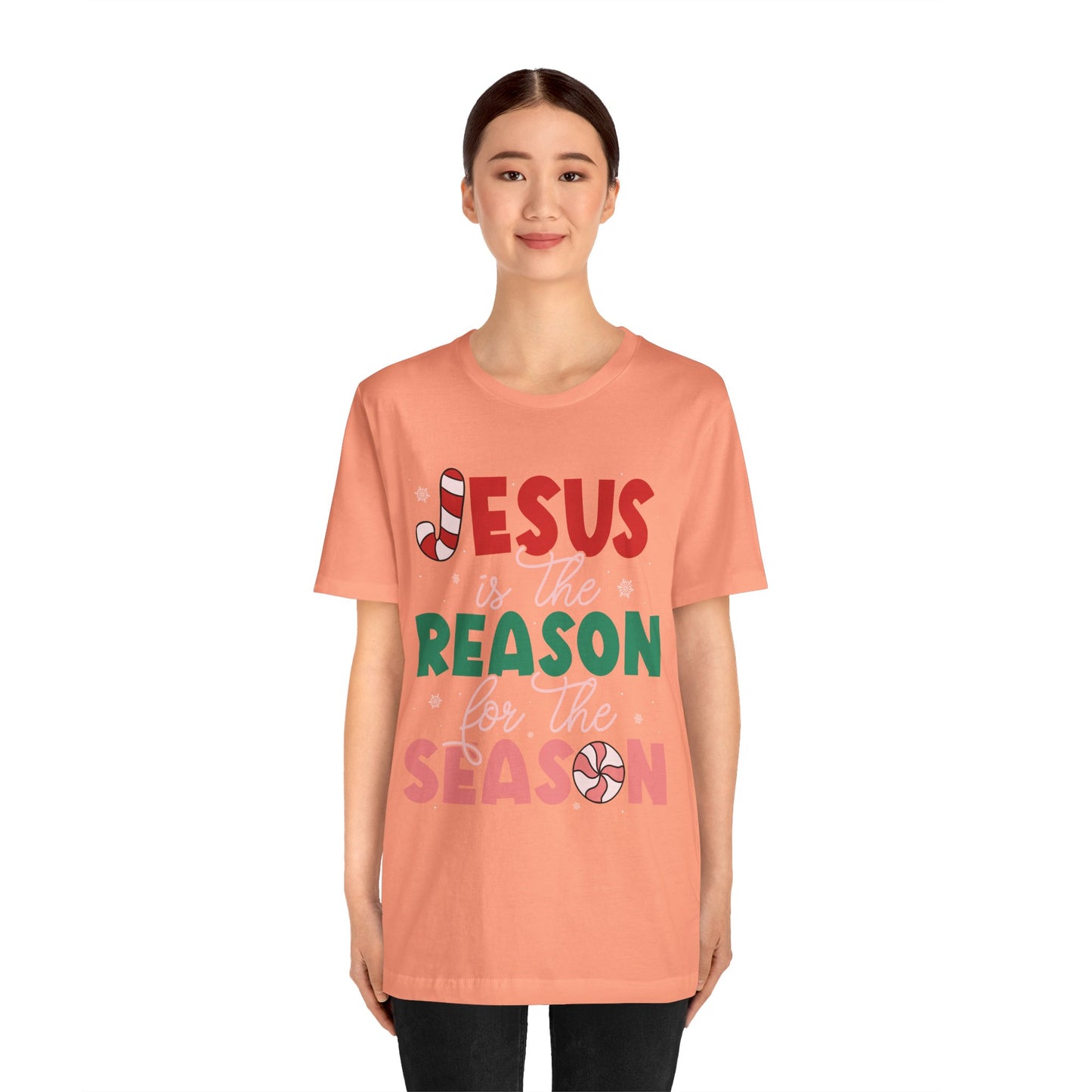 Retro Christmas Jesus Shirt – Christian “Reason for the Season” Faith Holiday Tee