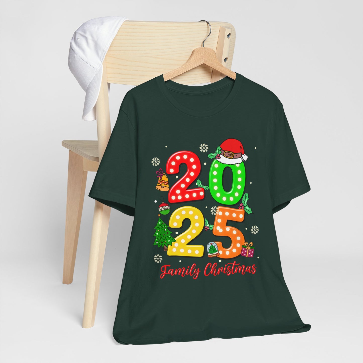 2025 Family Christmas Shirt – Cute Matching Holiday Lights Group Tee