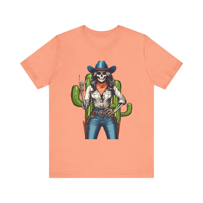 Howdy Skull Cowgirl Shirt – Skeleton Rock Hand Western Rodeo Texas Tee