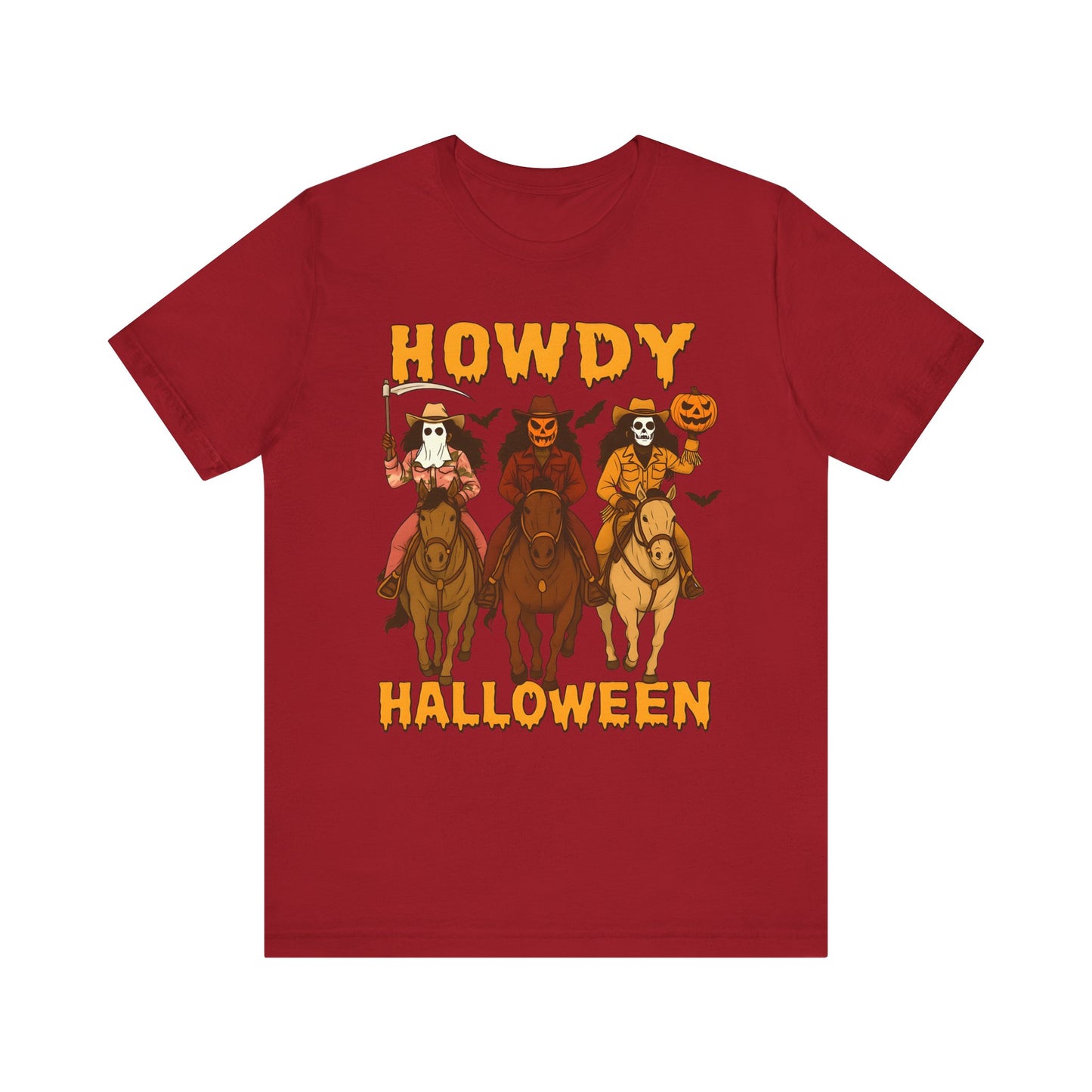 Howdy Halloween Shirt – Spooky Western Skeleton Cowboy Riders Tee, Funny Rodeo Fall Outfit