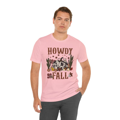 Retro Howdy Fall Shirt – Western Cowboy Pumpkin Country Thanksgiving Tee