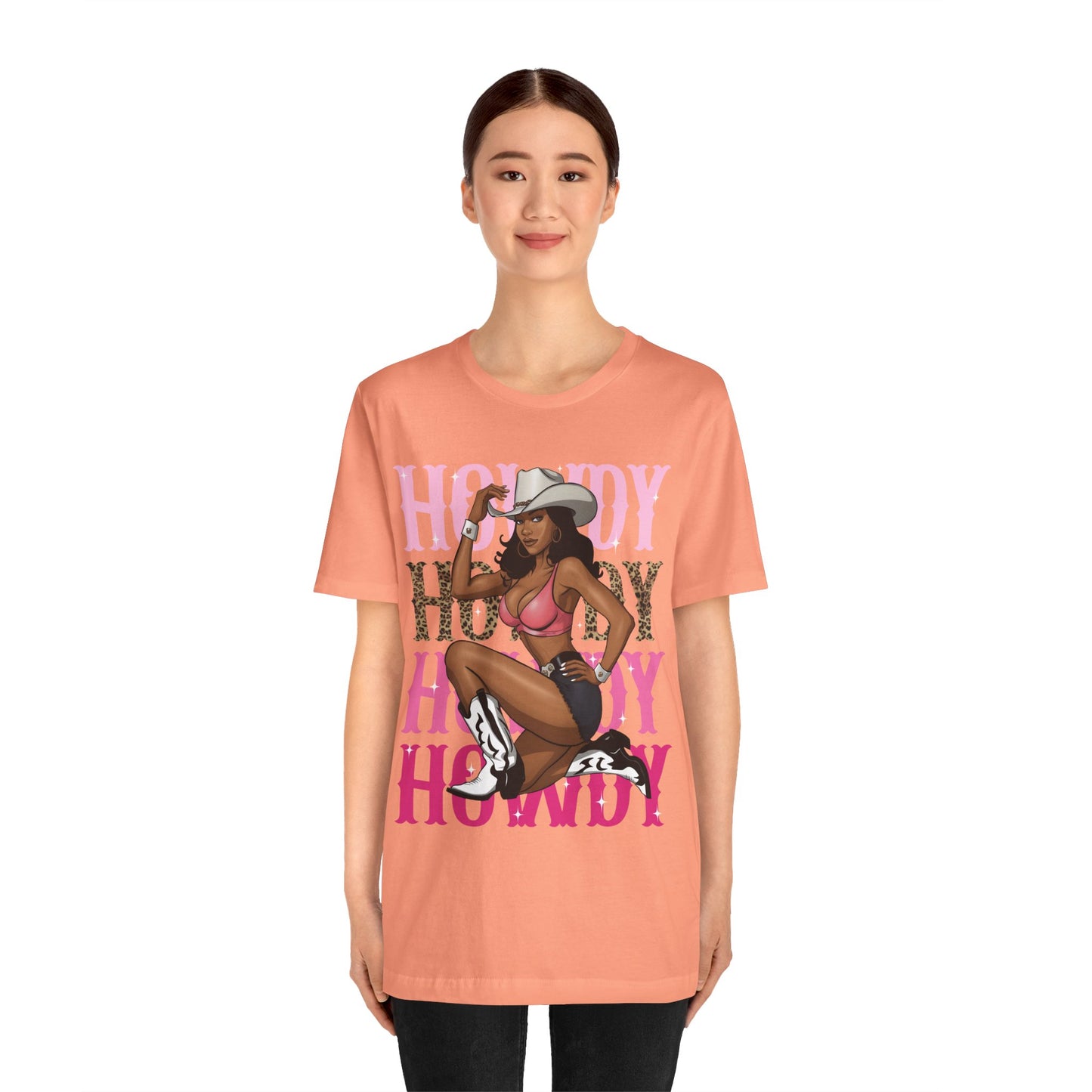 Howdy Black Cowgirl Shirt – Western Melanin Rodeo Queen Texas Tee