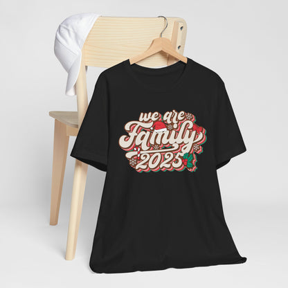 We Are Family Christmas Shirt – Retro Groovy 80s Matching Holiday Tee