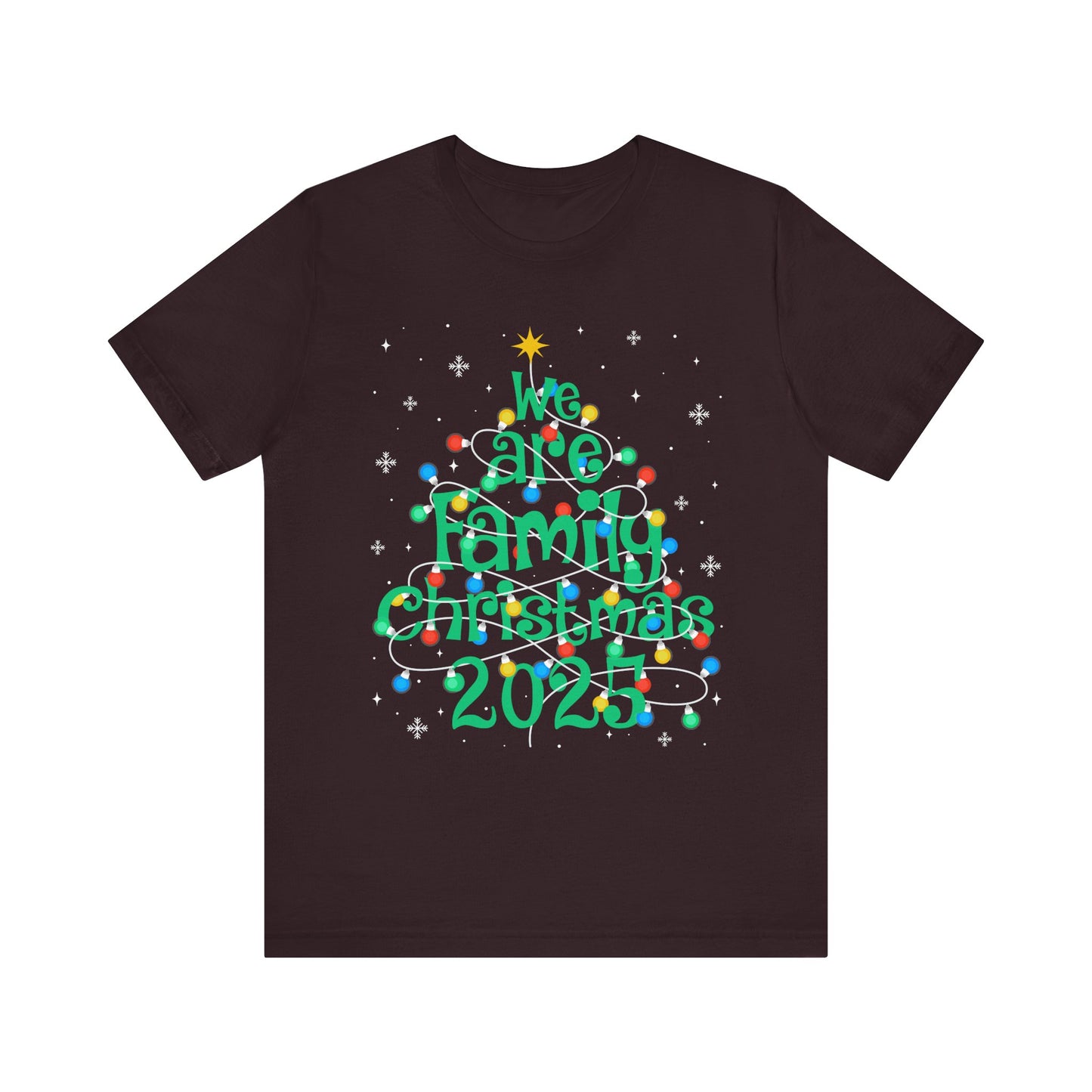 We Are Family Christmas 2025 Shirt – Matching Holiday Tree Lights Reunion Tee