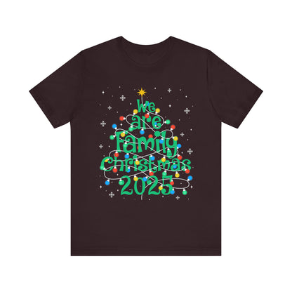 We Are Family Christmas 2025 Shirt – Matching Holiday Tree Lights Reunion Tee