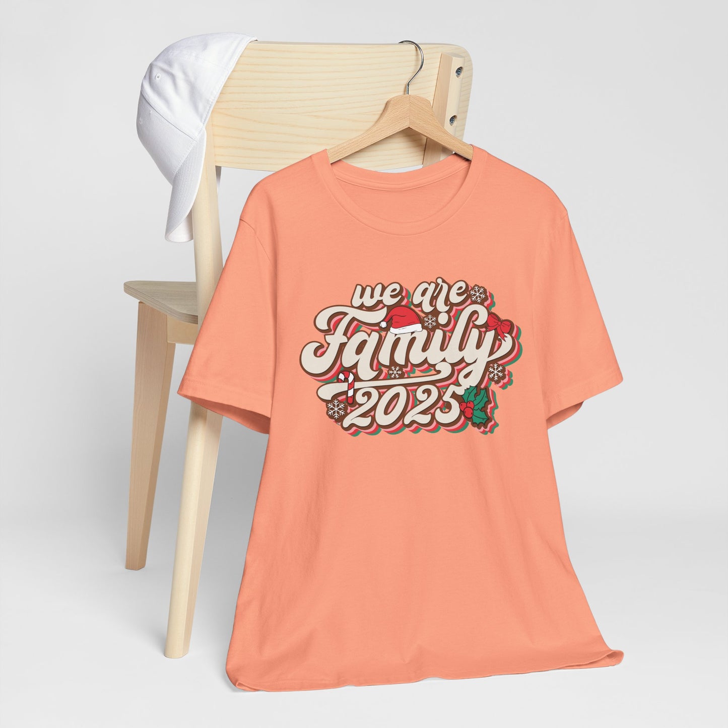 We Are Family Christmas Shirt – Retro Groovy 80s Matching Holiday Tee