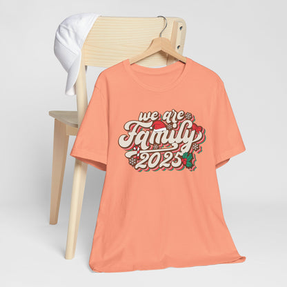 We Are Family Christmas Shirt – Retro Groovy 80s Matching Holiday Tee