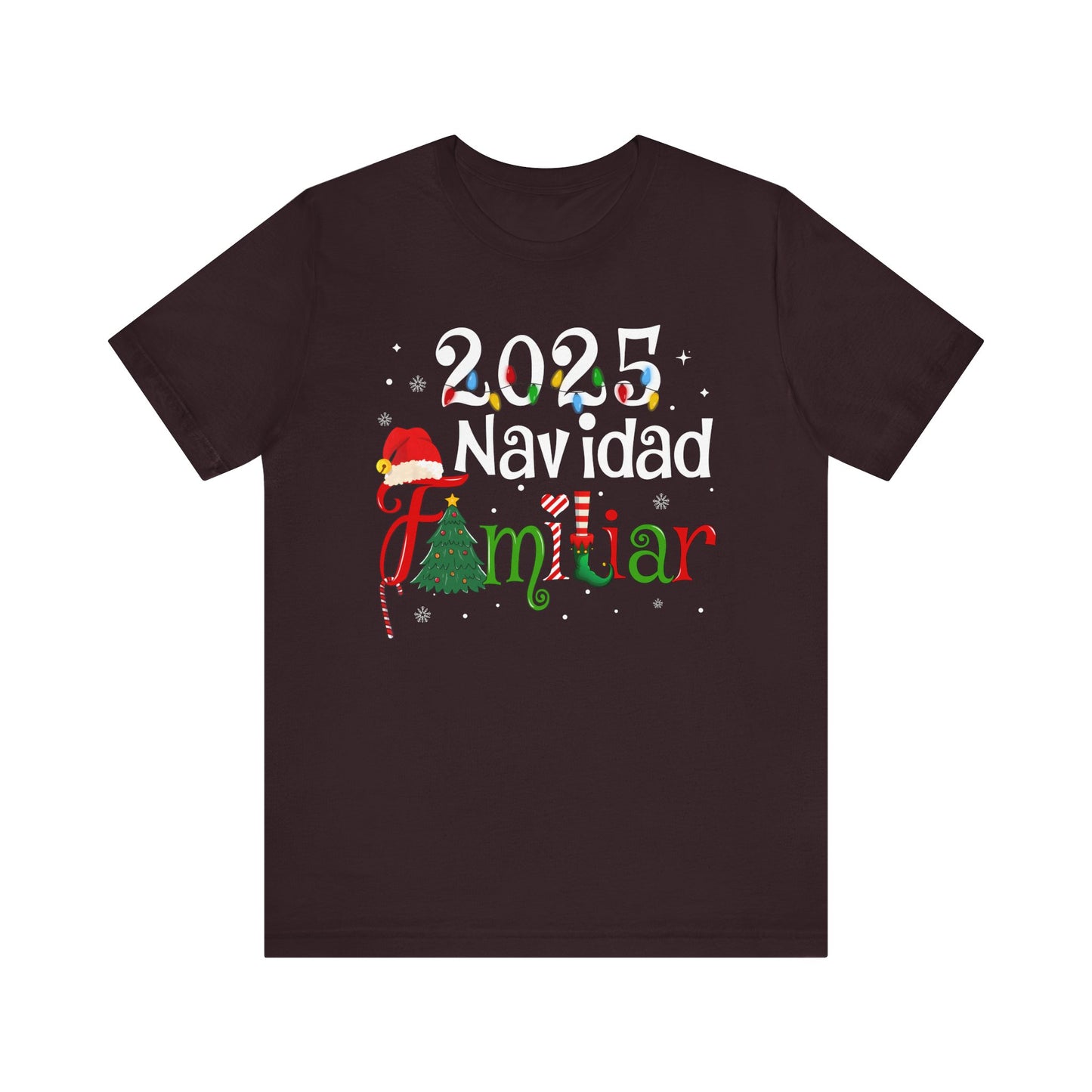 Navidad Familiar 2025 Shirt – Spanish Feliz Navidad Matching Holiday Tee