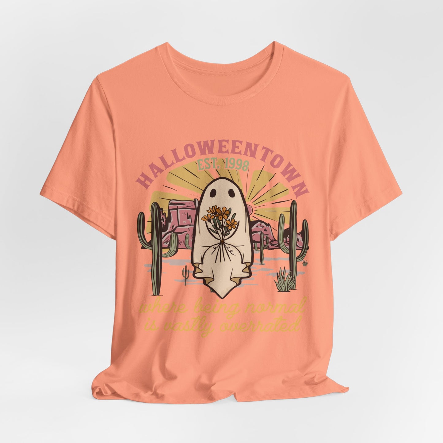 Halloweentown Est. 1998 Shirt – Retro Western Ghost Pumpkin Rodeo Tee