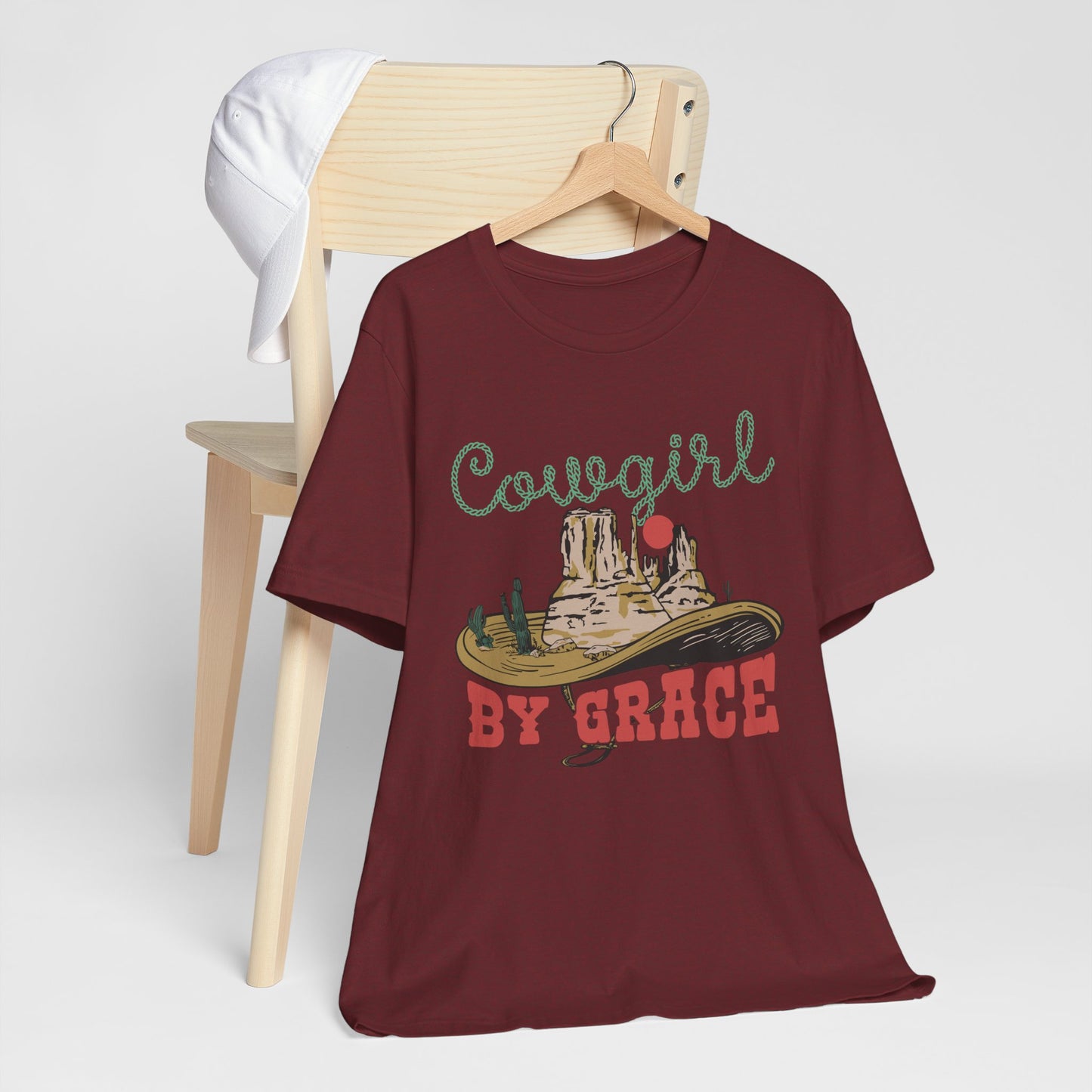Cowgirl By Grace Shirt – Vintage Christian Western American Rodeo Tee