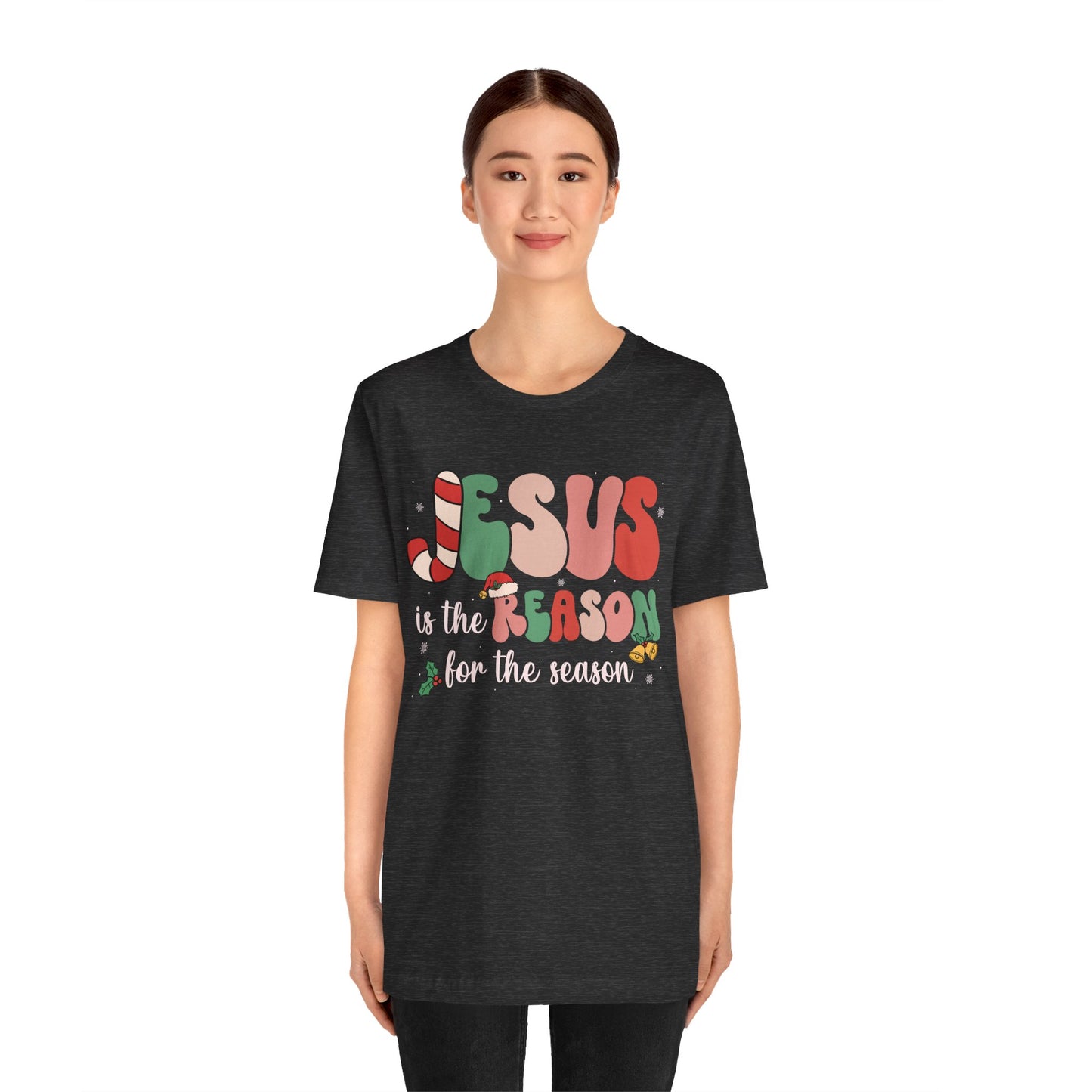Retro Groovy Jesus Christmas Shirt – Vintage Christian Faith Holiday Tee