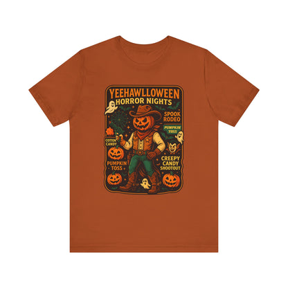 Yeehawlloween Shirt – Western Rodeo Halloween Carnival Cowgirl Cowboy Tee