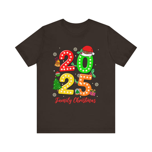2025 Family Christmas Shirt – Cute Matching Holiday Lights Group Tee