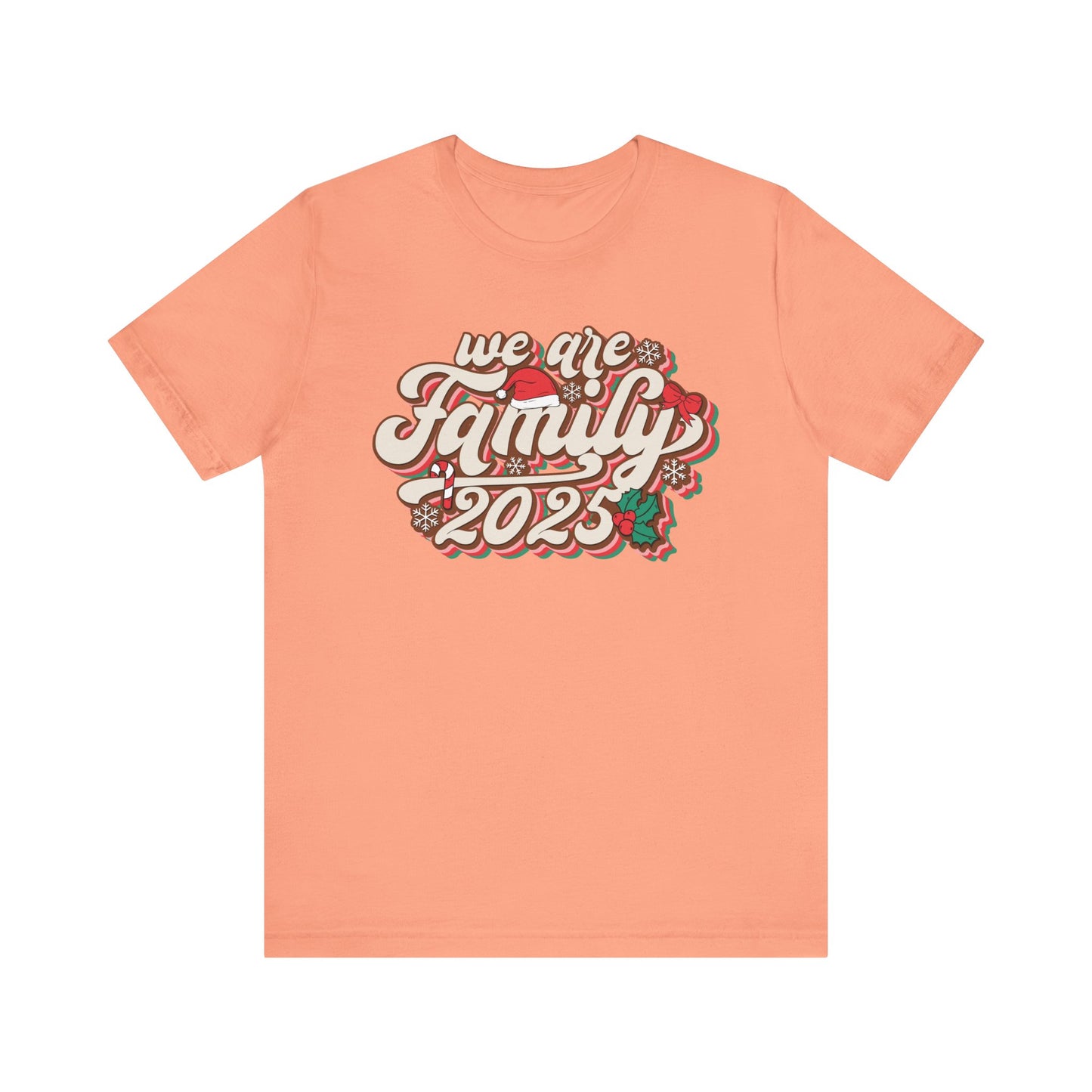 We Are Family Christmas Shirt – Retro Groovy 80s Matching Holiday Tee