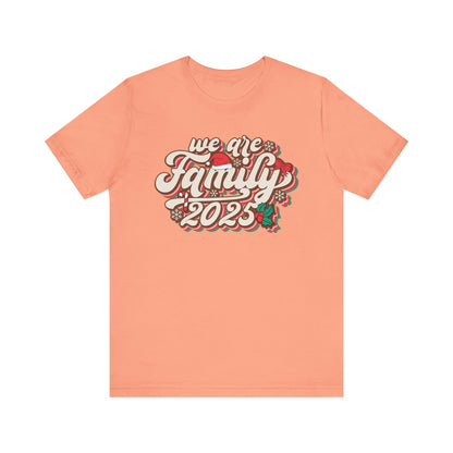We Are Family Christmas Shirt – Retro Groovy 80s Matching Holiday Tee