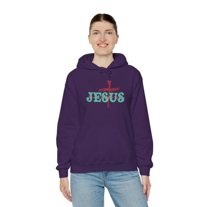 The Way Truth Life Christ Jesus Cross Nails Christian Bible Hoodie