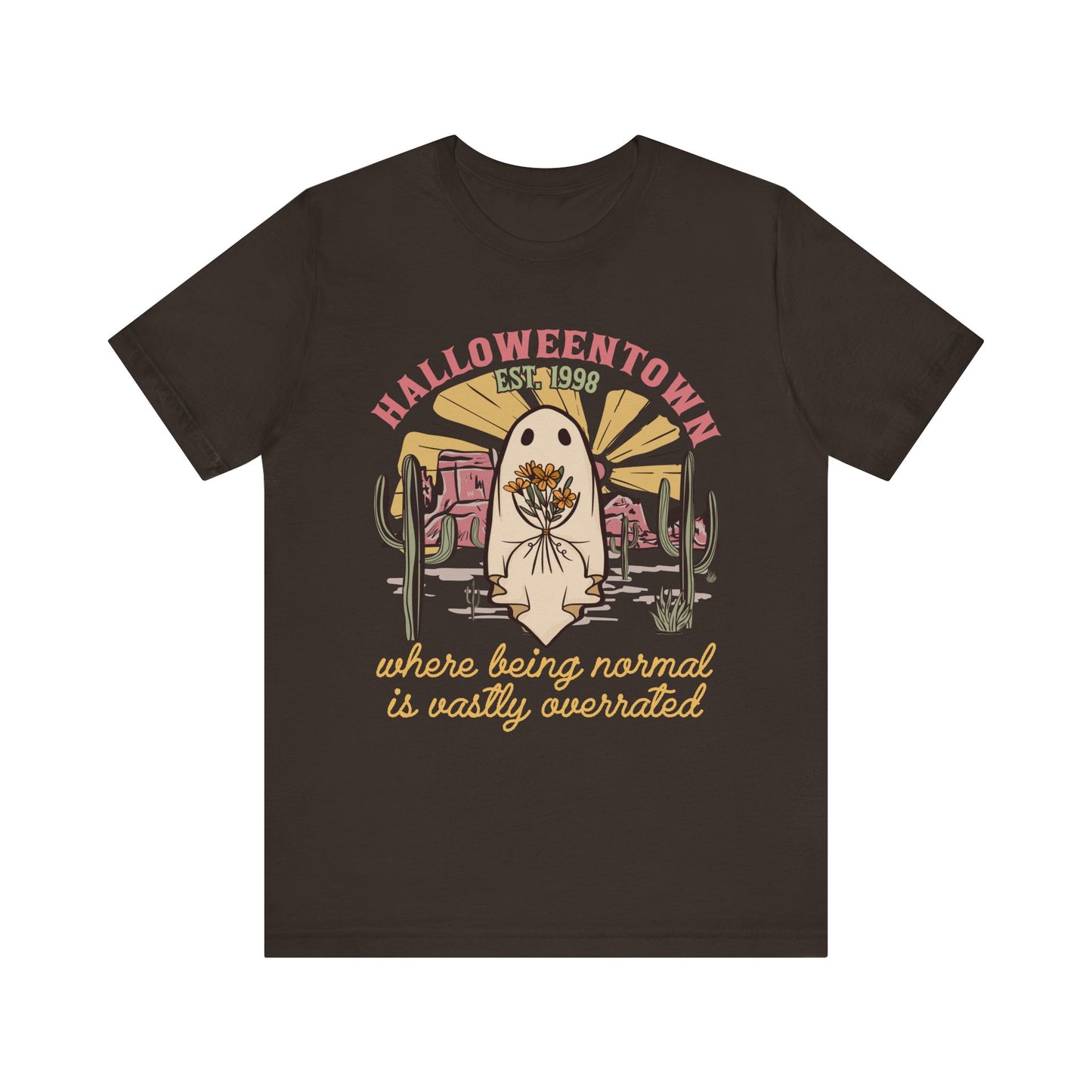 Halloweentown Est. 1998 Shirt – Retro Western Ghost Pumpkin Rodeo Tee