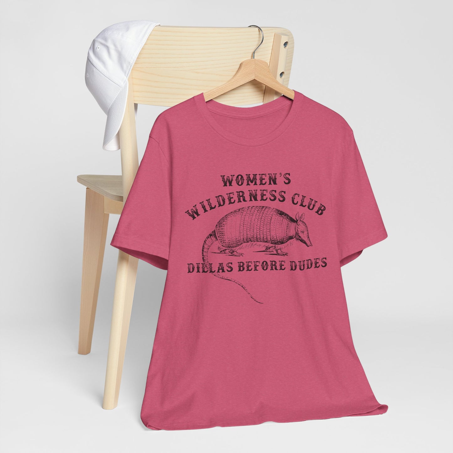 Women’s Wilderness Club Shirt – Dillas Before Dudes Western Armadillo Tee