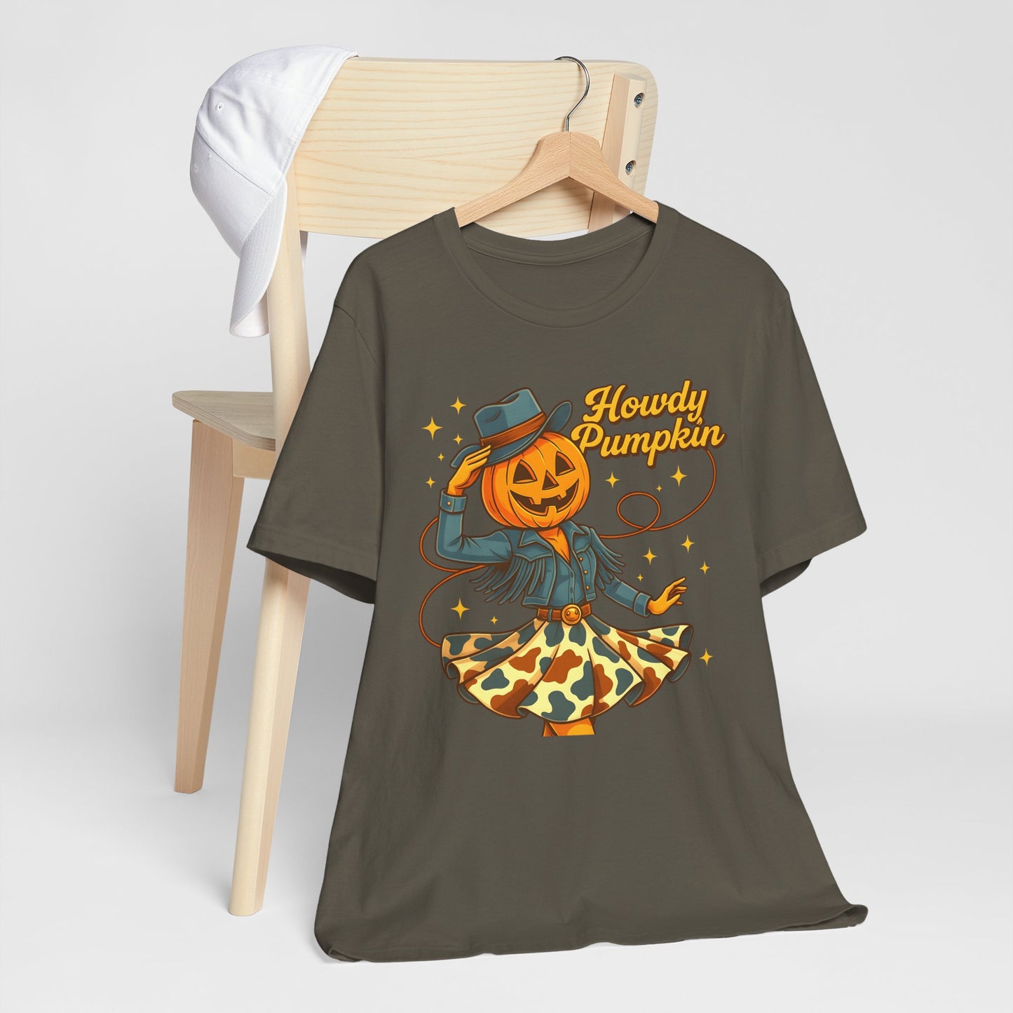 Howdy Pumpkin Shirt Cute Cowgirl Halloween Tee Western Fall Outfit for Women