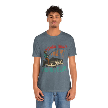 Yeehaw Trout Wranglers Shirt – Funny Cowboy Fishing Club Western Tee