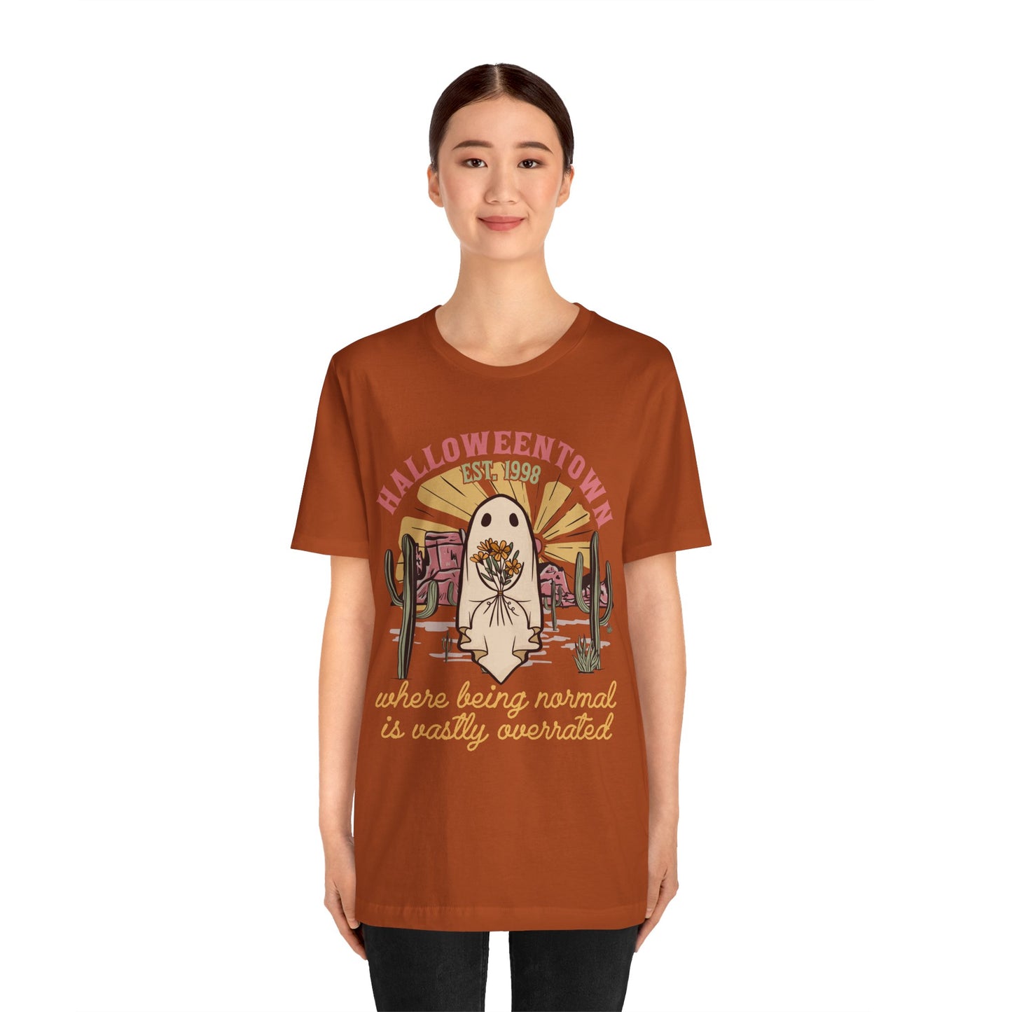 Halloweentown Est. 1998 Shirt – Retro Western Ghost Pumpkin Rodeo Tee