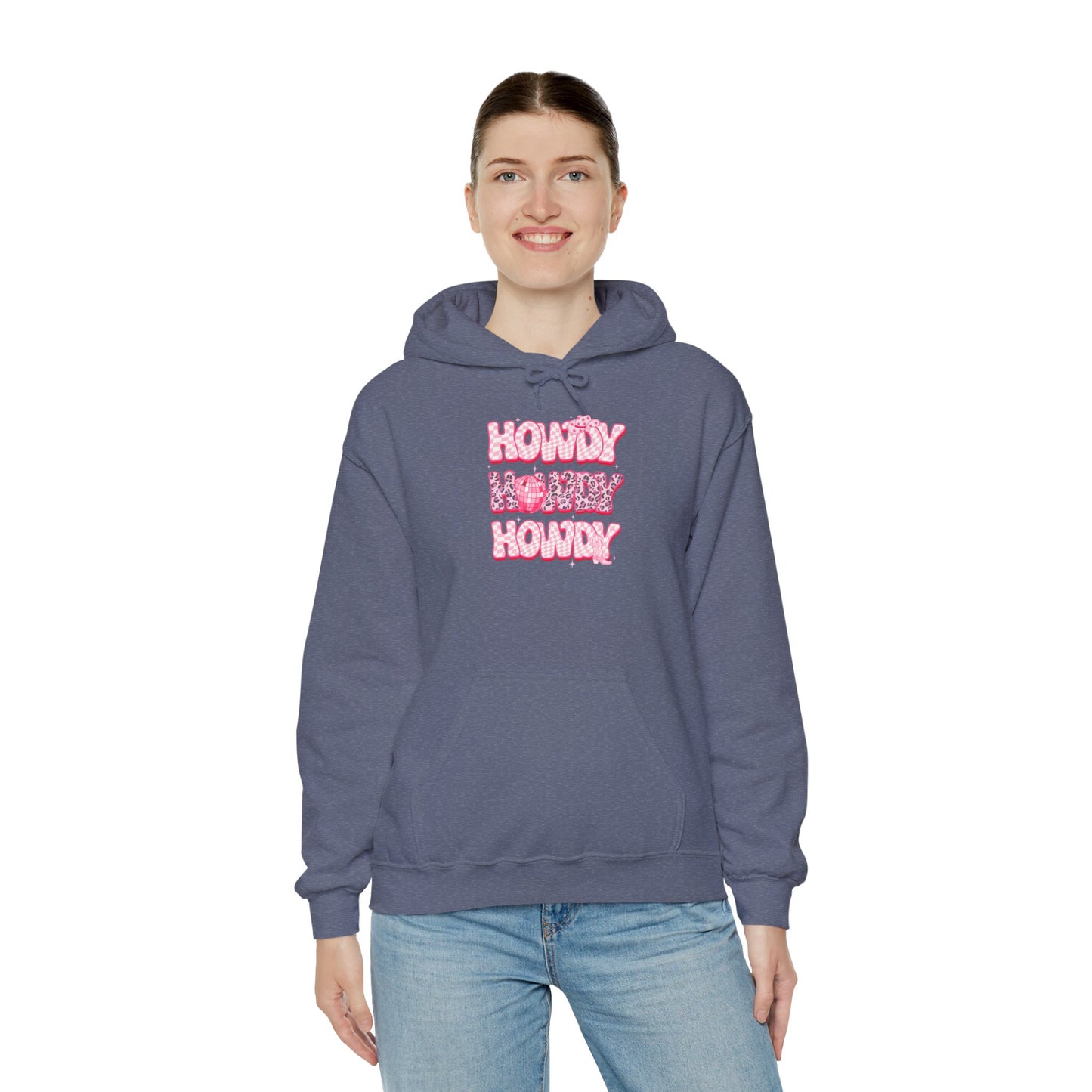 Disco Howdy Cowgirl Hoodie – Pink Leopard Western Rodeo Country Pullover