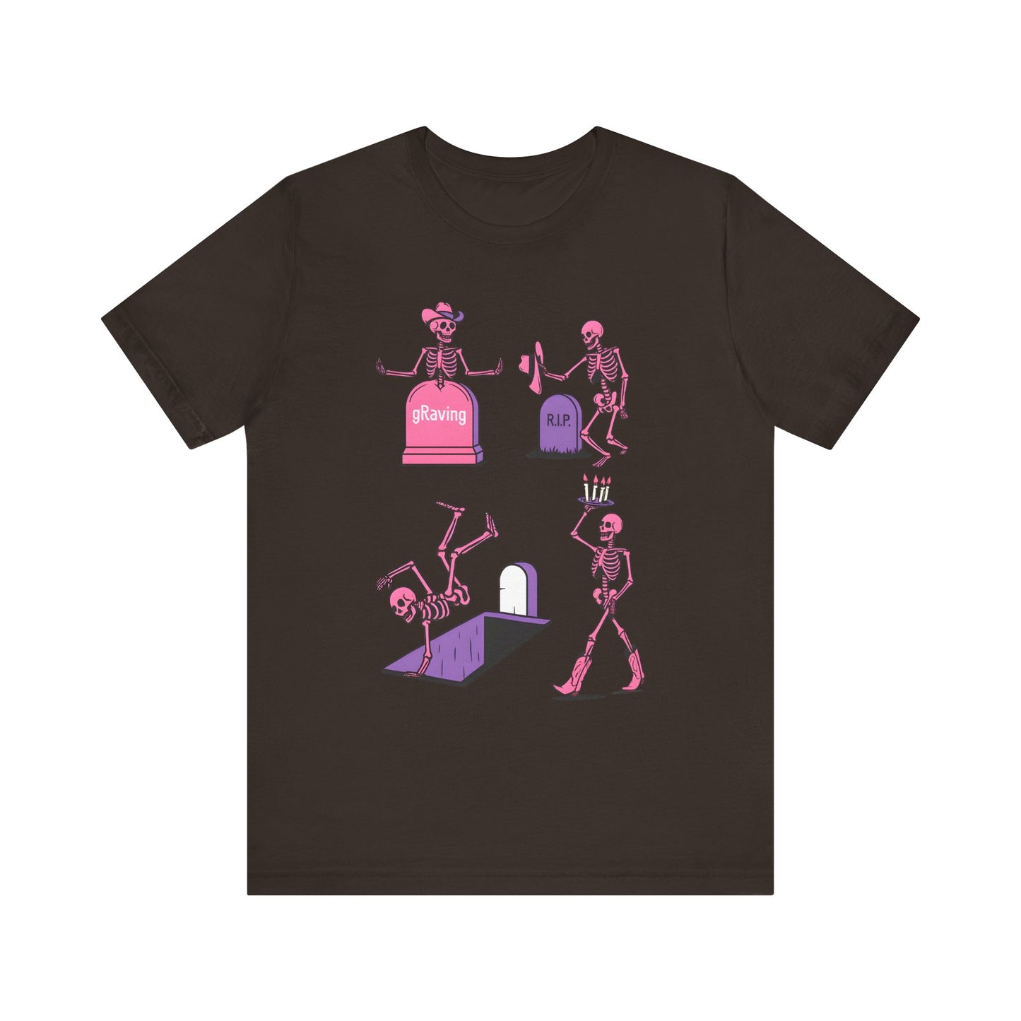 Graving Skeleton Cowgirl Shirt – Funny Western Halloween Rodeo Tee