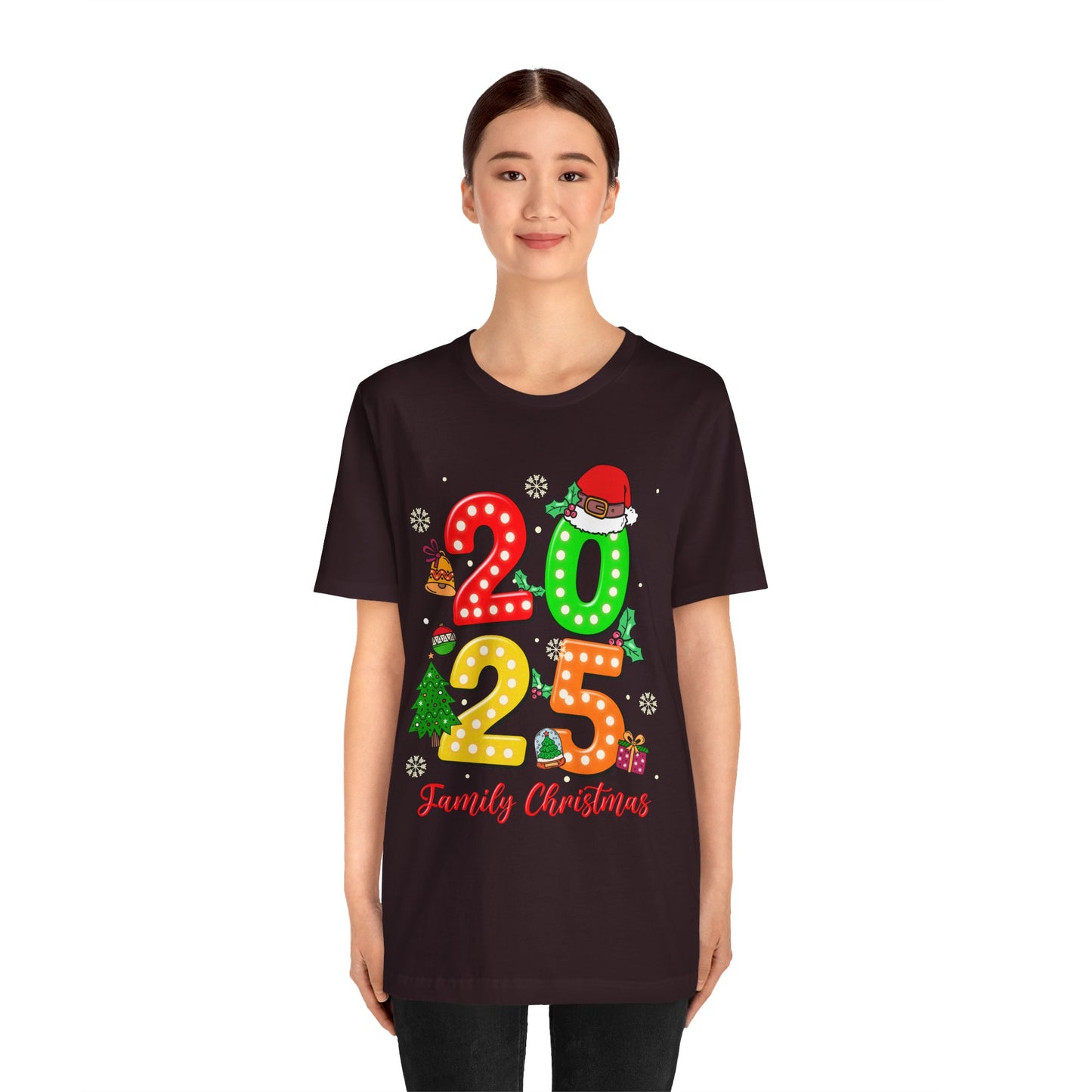 2025 Family Christmas Shirt – Cute Matching Holiday Lights Group Tee