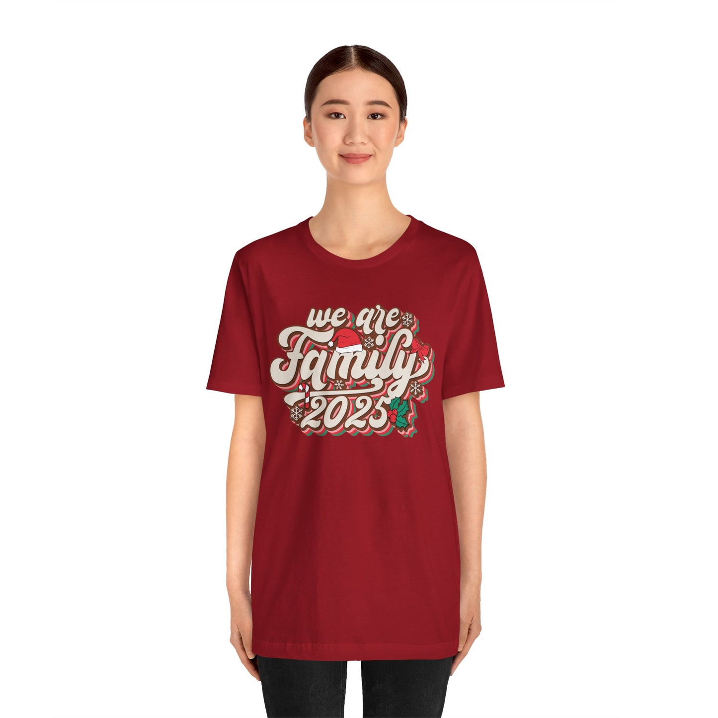 We Are Family Christmas Shirt – Retro Groovy 80s Matching Holiday Tee