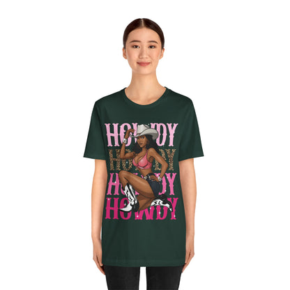 Howdy Black Cowgirl Shirt – Western Melanin Rodeo Queen Texas Tee