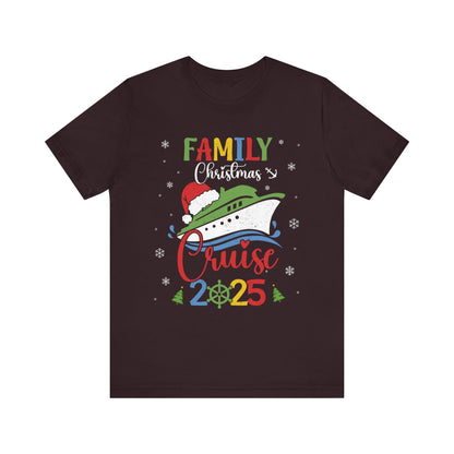 Family Christmas Cruise 2025 Shirt – Matching Cruisemas Family Vacation Tee, Holiday Boat Trip Outfit