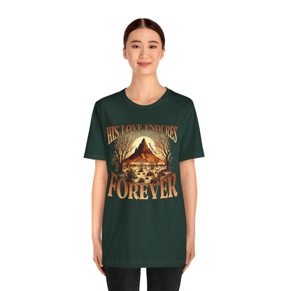 His Love Endures Forever Shirt – Christian Boho Western Rodeo Tee