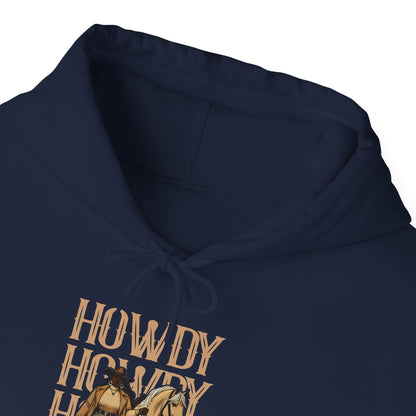Howdy Black Cowgirl Hoodie – Country Western Rodeo Melanin Texas Pullover