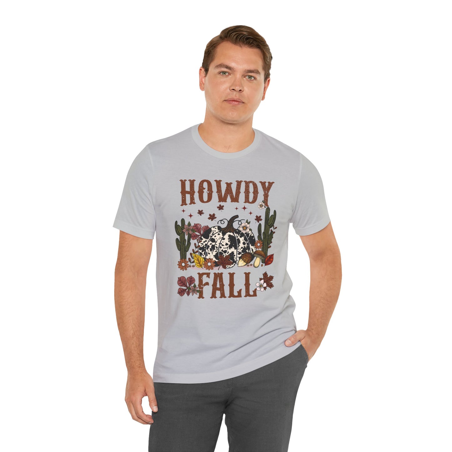 Retro Howdy Fall Shirt – Western Cowboy Pumpkin Country Thanksgiving Tee