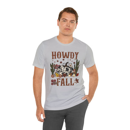 Retro Howdy Fall Shirt – Western Cowboy Pumpkin Country Thanksgiving Tee