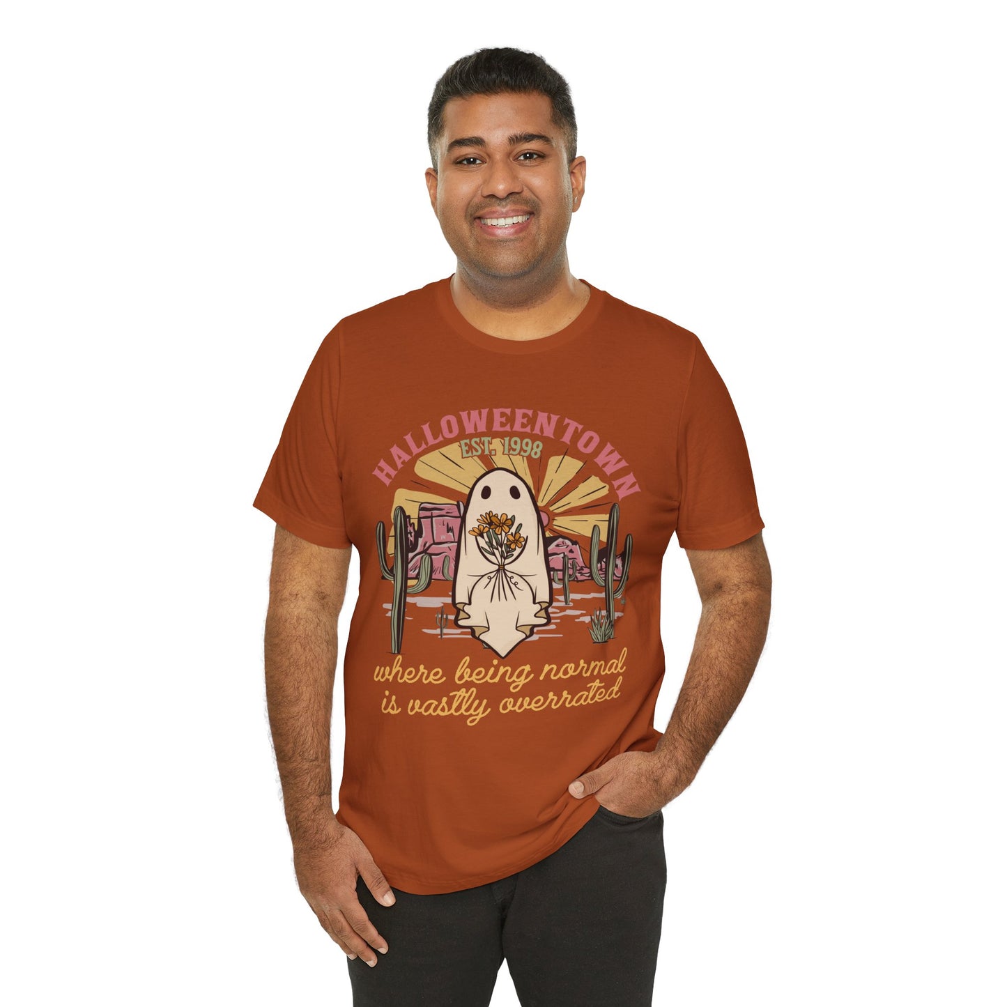 Halloweentown Est. 1998 Shirt – Retro Western Ghost Pumpkin Rodeo Tee