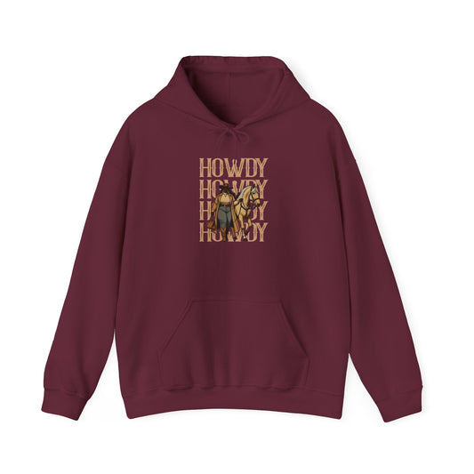 Howdy Black Cowgirl Hoodie – Country Western Rodeo Melanin Texas Pullover
