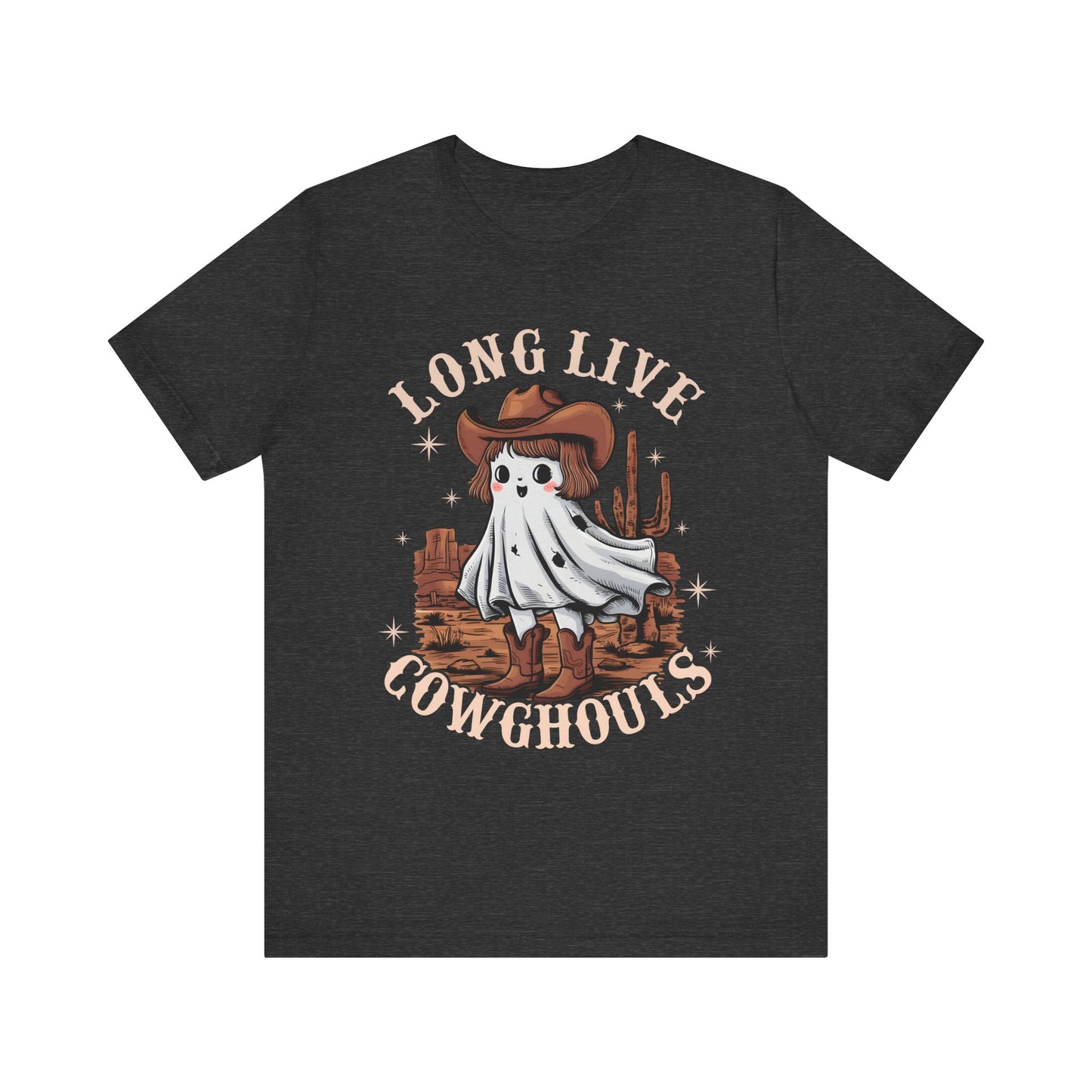 Long Live Cowghouls Shirt – Cute Western Ghost Cowgirl Halloween Tee