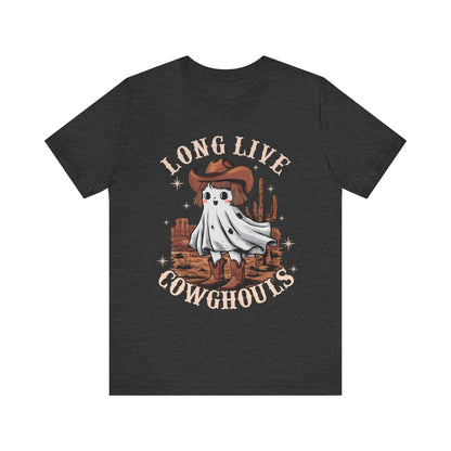 Long Live Cowghouls Shirt – Cute Western Ghost Cowgirl Halloween Tee