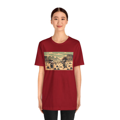 Southern Western Cat & Mouse Shirt – Cowboy Meowdy Rodeo Fight Tee