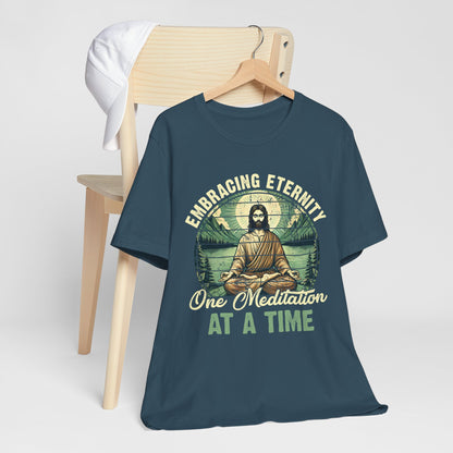 Embracing Eternity Shirt – Christian Yoga Jesus God Faith & Mindfulness Tee