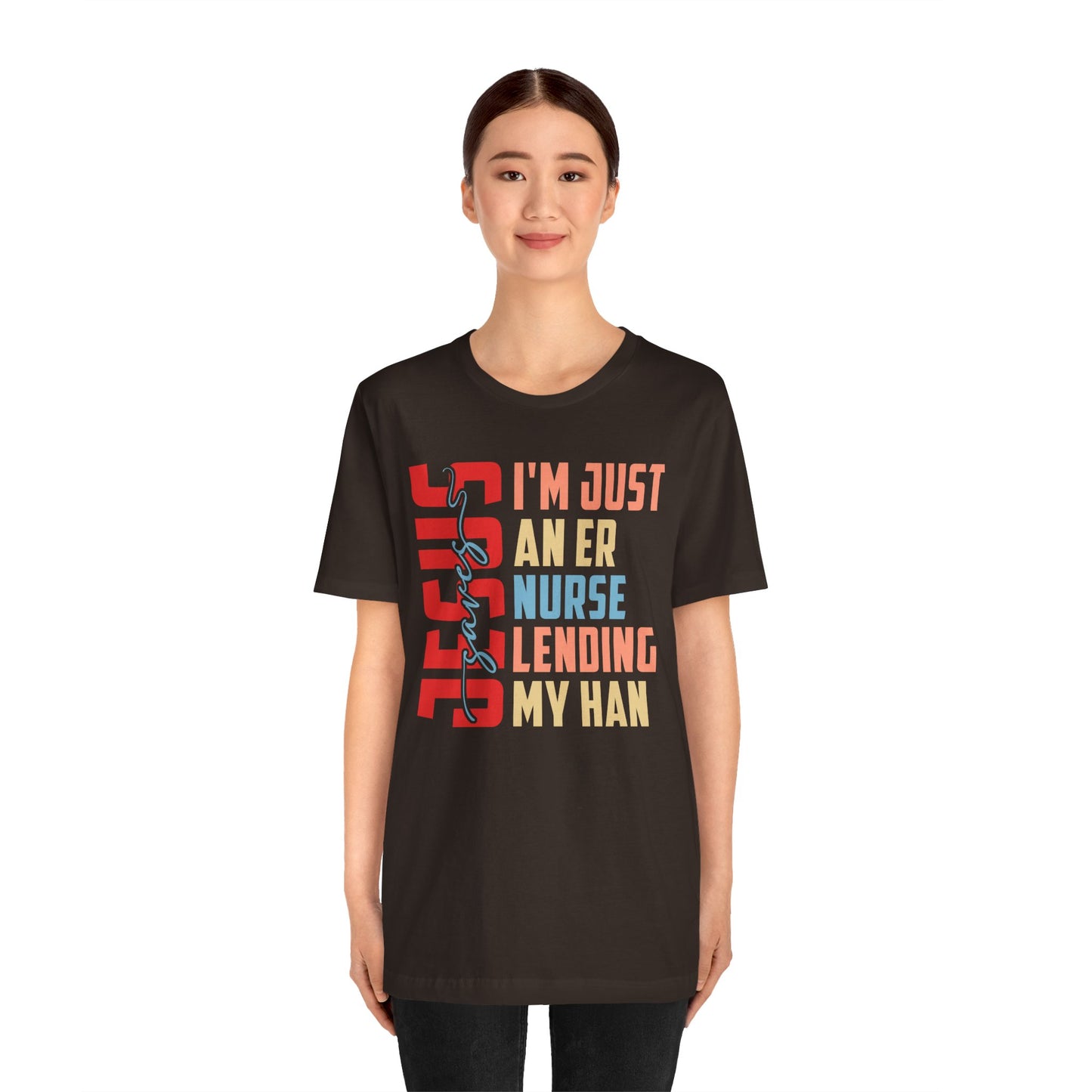 Jesus Saves ER Nurse Shirt – Retro Christian Emergency Room Faith Nurse Tee