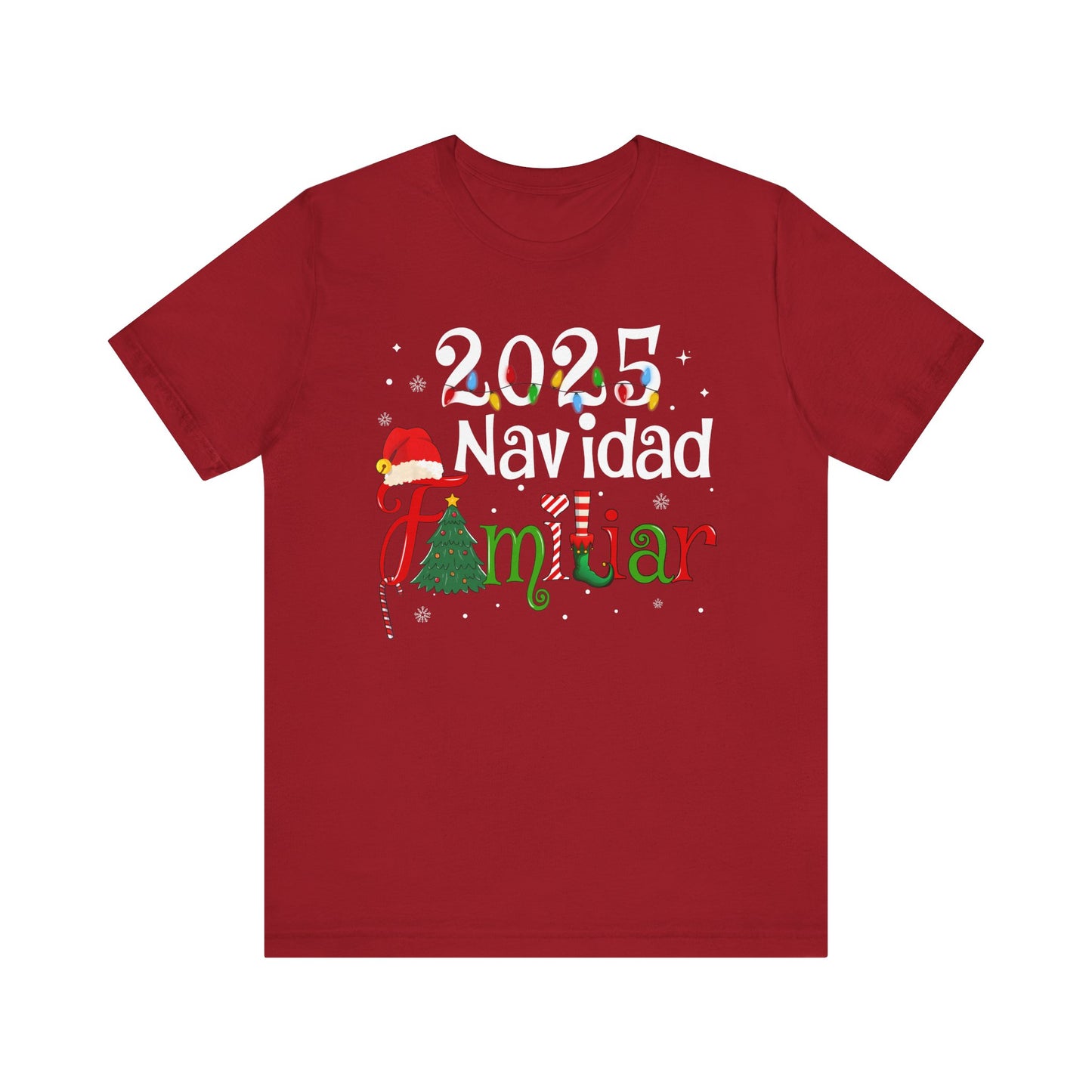 Navidad Familiar 2025 Shirt – Spanish Feliz Navidad Matching Holiday Tee
