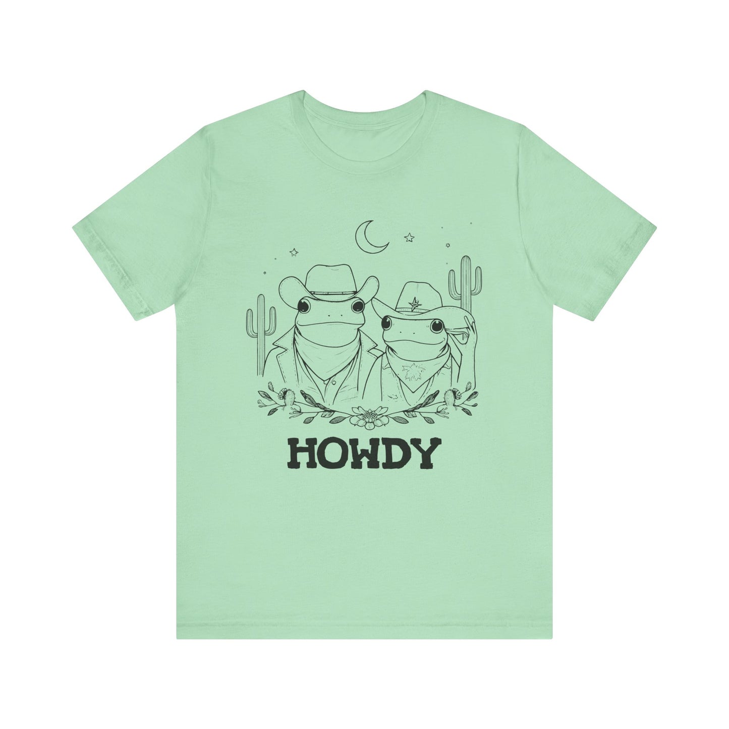 Howdy Frog Toad Couple Shirt – Cowboy Cowgirl Western Rodeo Cactus Tee
