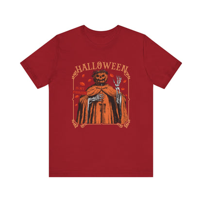 Halloween Is My Passion Jesus Cross Christian Jack O Lantern T-Shirt