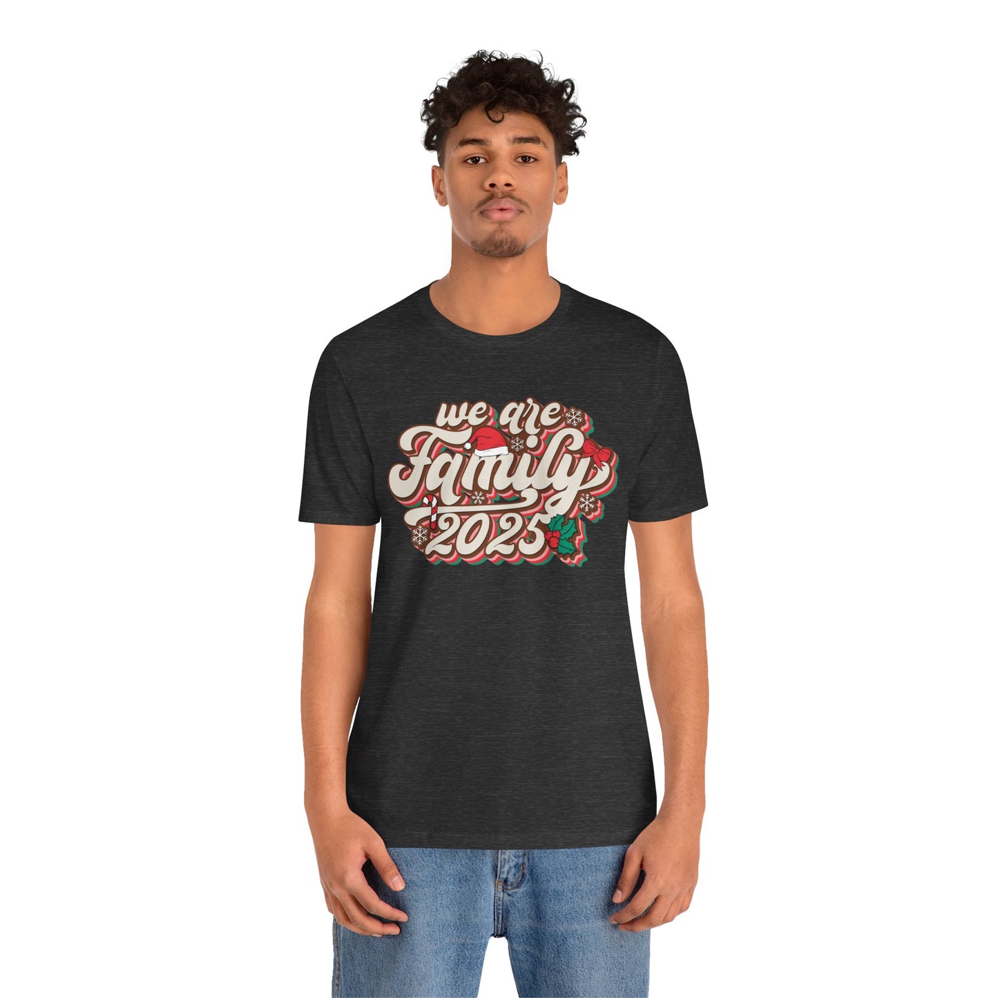 We Are Family Christmas Shirt – Retro Groovy 80s Matching Holiday Tee