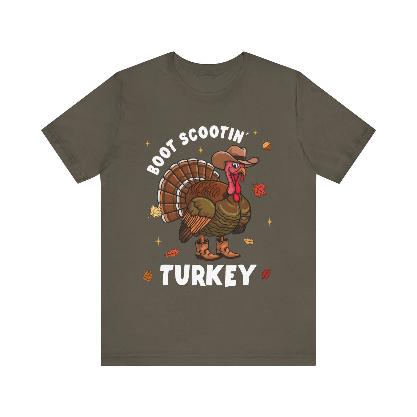Thanksgiving Cowboy Turkey Shirt – Boot Scootin’ Western Rodeo Tee