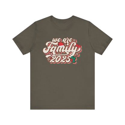 We Are Family Christmas Shirt – Retro Groovy 80s Matching Holiday Tee